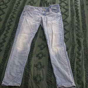 American Eagle Outfitters Women's Light Blue Skinny Jeans